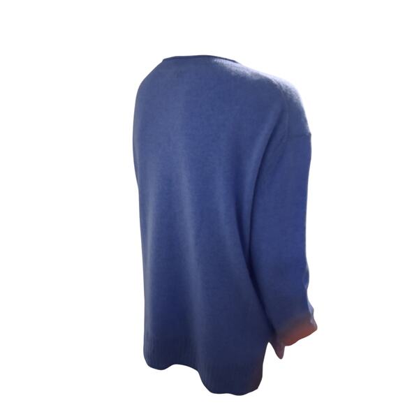 Rachel Zoe Womens Large 100% 2-Ply Cashmere Crewneck Quiet Luxury Soft Sweater - Picture 5 of 10